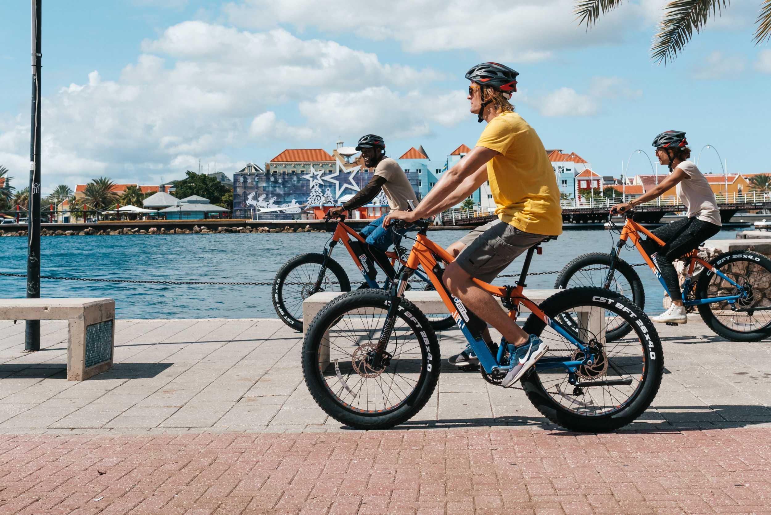 Touring the Island Layout on E-Bikes