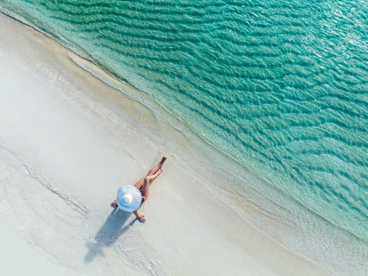 Relaxing in the Caribbean