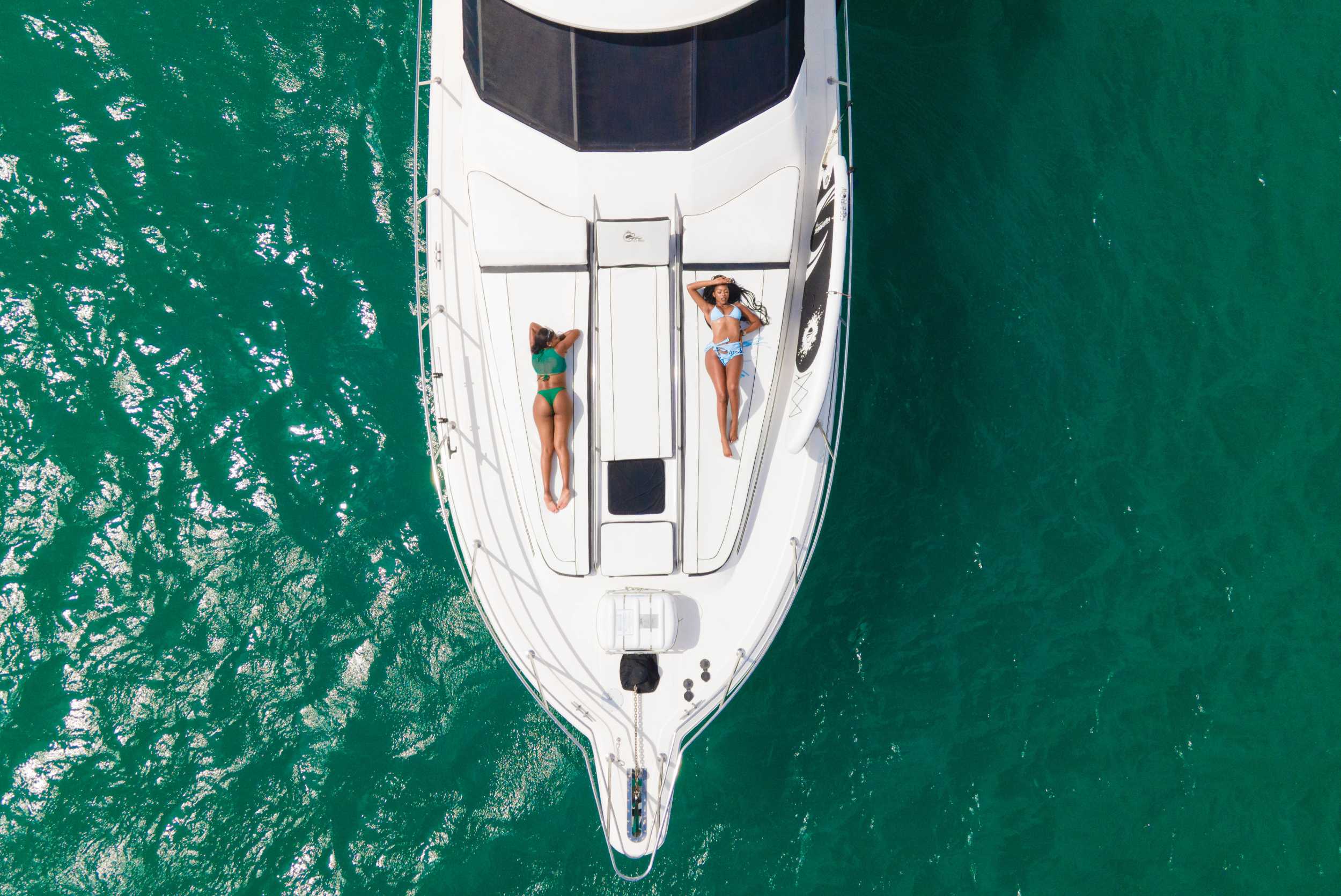Sailing Across Crystal Clear Tropical Waters